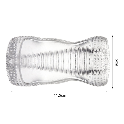 Transparent Portable Male Masturbator