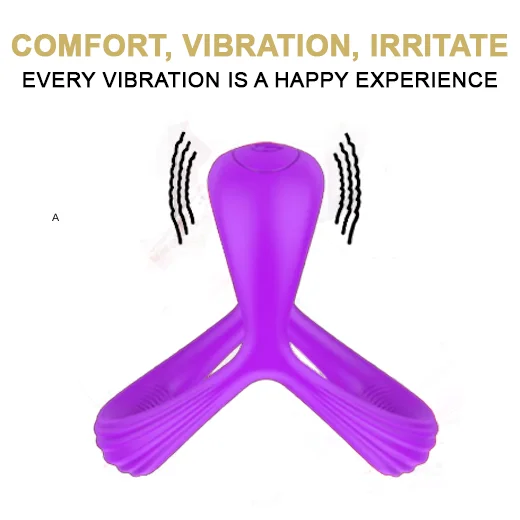 Triangular Penis Ring Vibrator
