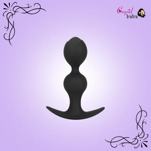 Two Beads Anal Plug Stimulation