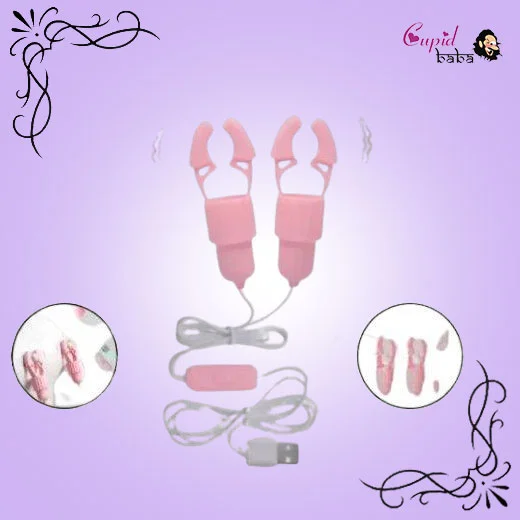 USB Nipple Clamp Vibrator for Women