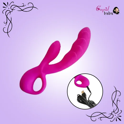 USB Rechargeable G Spot Vibrator Sex Toy For Women Multi Speeds Intelligent