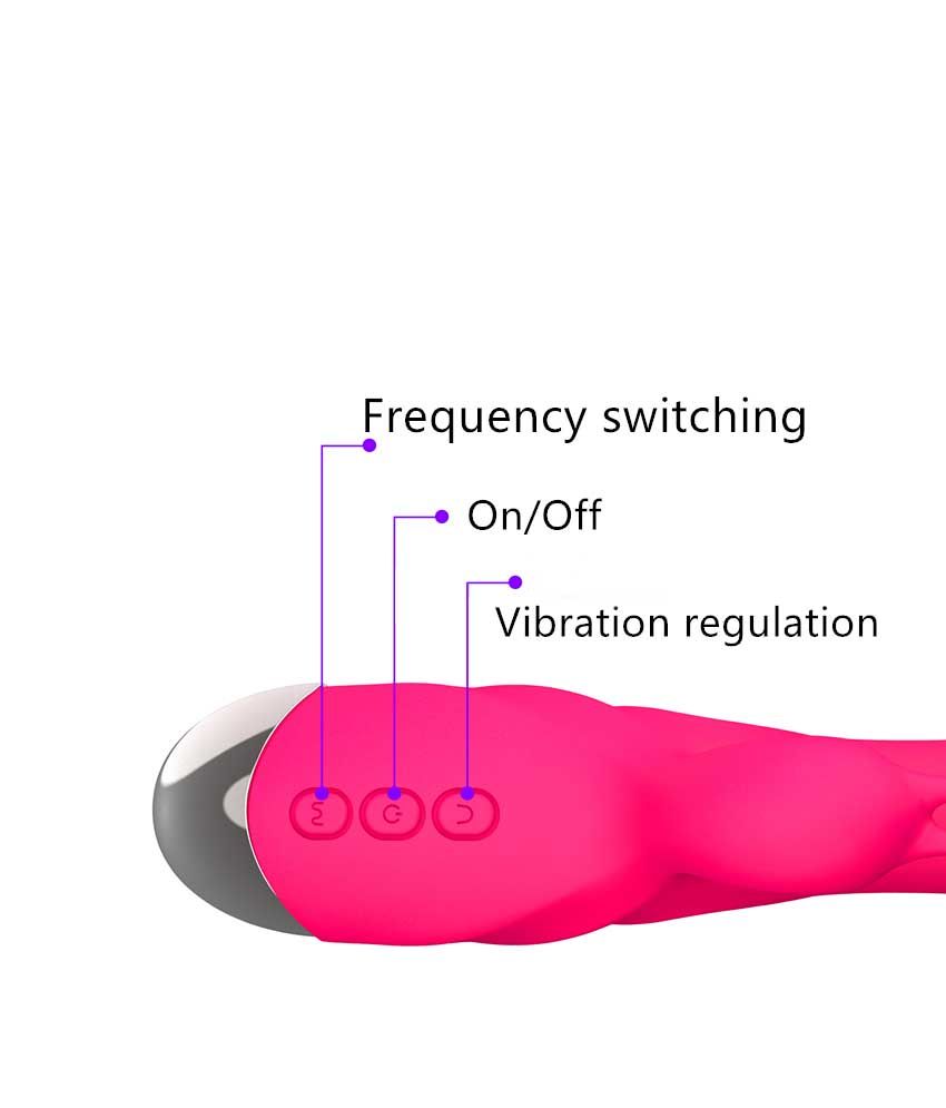 USB 10 Speeds Romeo Vibrations G-spot Rabbit Vibrator for Female