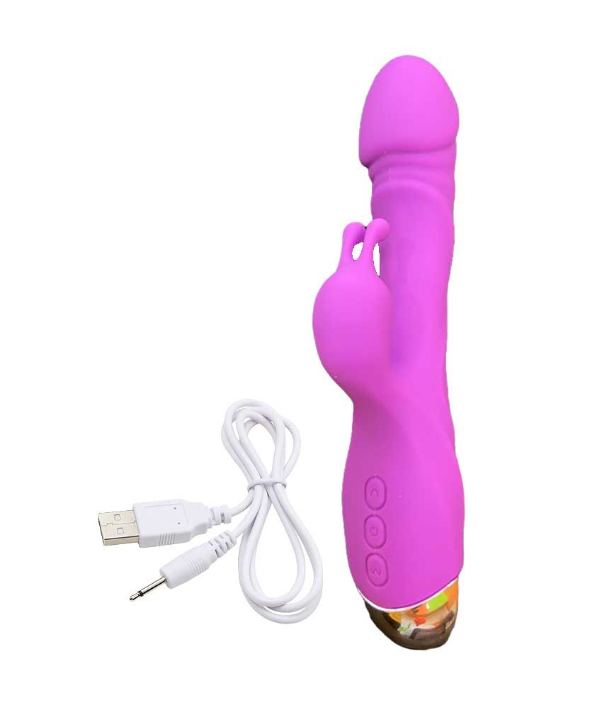 USB 10 Speeds Romeo Vibrations G-spot Rabbit Vibrator for Female