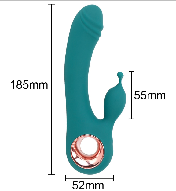 10 Frequency Dildo Rabbit Vibrator G Spot Clitoris Stimulation Vaginal Anal Massager