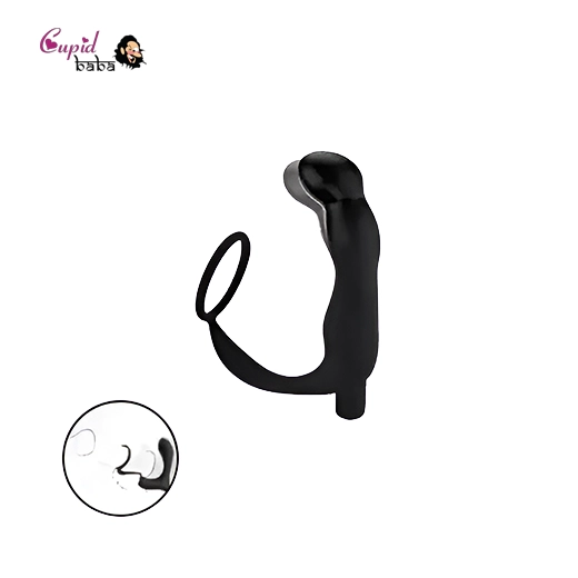 Vibrating Prostate Massager with Penis Ring
