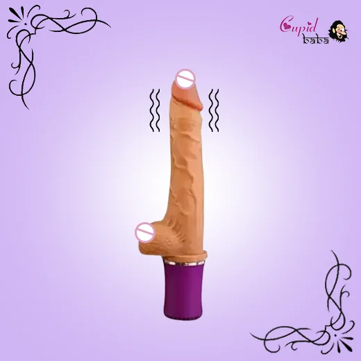 Vibrating Realistic Dildo -USB Magnetic Charging