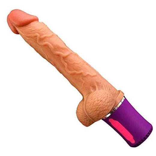 Vibrating Realistic Dildo -USB Magnetic Charging