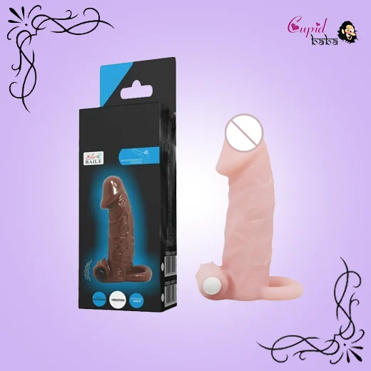 Vibration Liquid Silicone Penis Sleeve