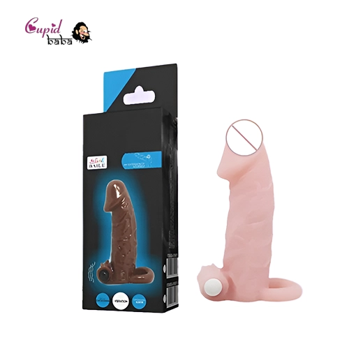Vibration Liquid Silicone Penis Sleeve