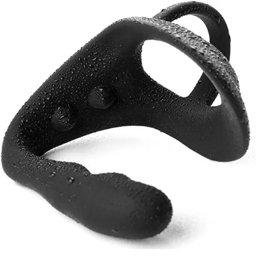 Male Prostate Massager with Dual Penis Cock Ring