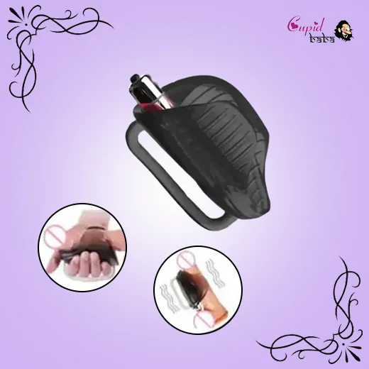 Vibrator Masturbator Penis Exercise Silicone Hand-Job Penis Massager