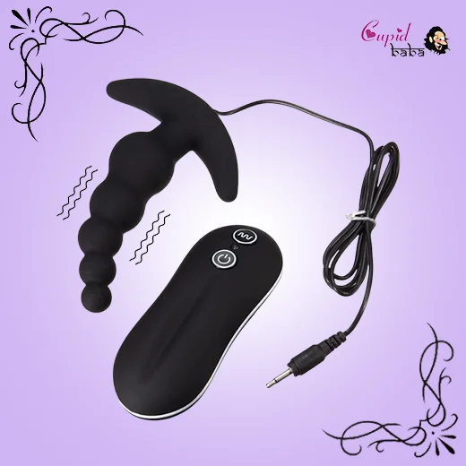 Vibrator beads style vibrating anal plug adult sex items