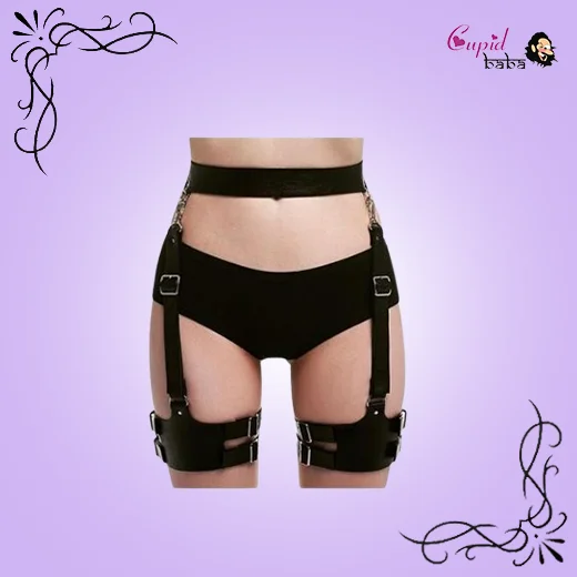Waist Adjustable Belt Gothic Cincher Caged Garter for Women Rave Outfits