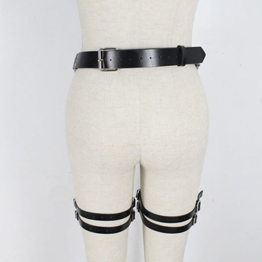 Waist Adjustable Belt Gothic Cincher Caged Garter for Women Rave Outfits