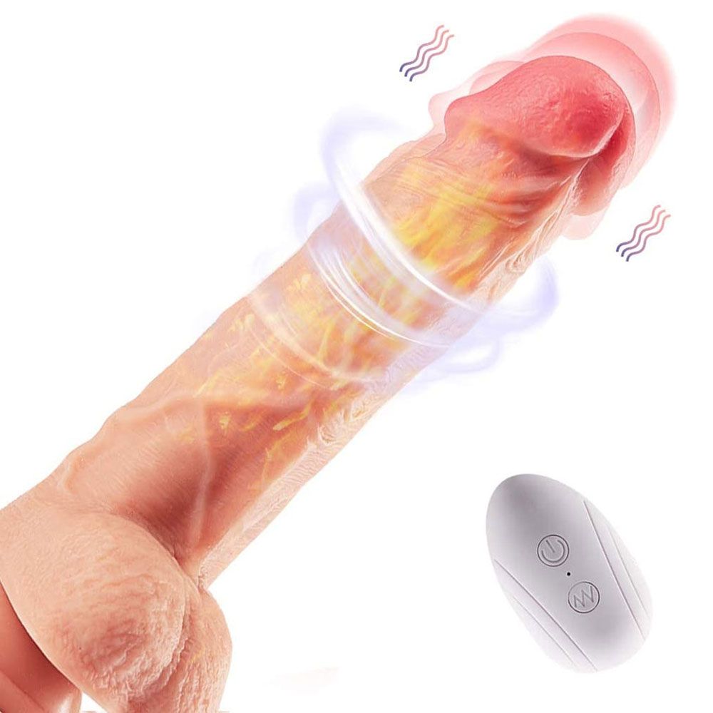 Warrior King Rechargeable Rotating Dildo