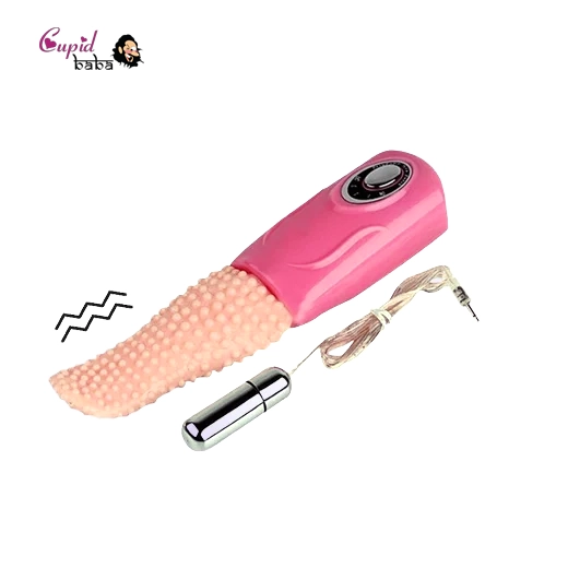 Waterproof Ultra-quiet Tongue Shape Vibrator Massager