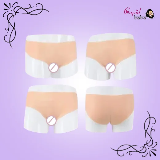Wearable Artificial Vagina Crossdresser Male Pants Underwear