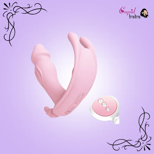 Wearable Butterfly Dildo Vibrator Adult Sex Toys G Spot Clitoris Stimulator