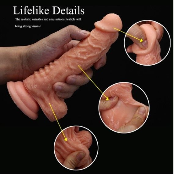 Realistic Wearable Strap on Dildo Woman Couples Sex Toy