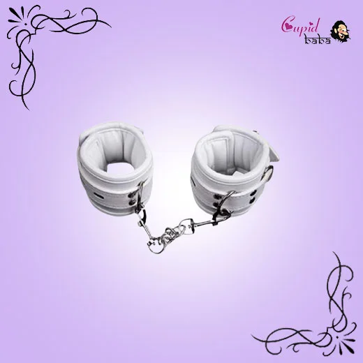 White Handcuffs Women Bondage