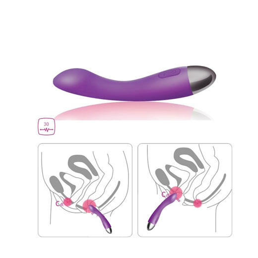 Winnie G-spot Purple Vibrator For Women