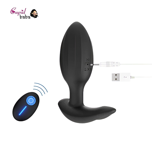 Wireless Remote Control Prostate Stimulator Anal Plug