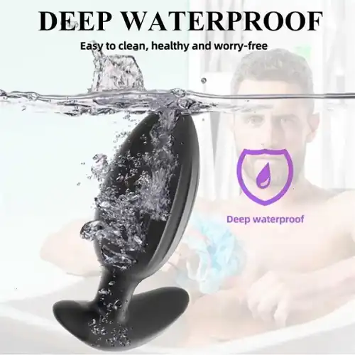 Wireless Remote Control Prostate Stimulator Anal Plug