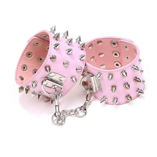 Woman Leather Handcuffs for Sex Couple