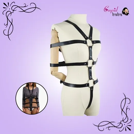 Women Punk Harness Body Chest Straps Extreme Adjustable