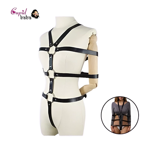 Women Punk Harness Body Chest Straps Extreme Adjustable