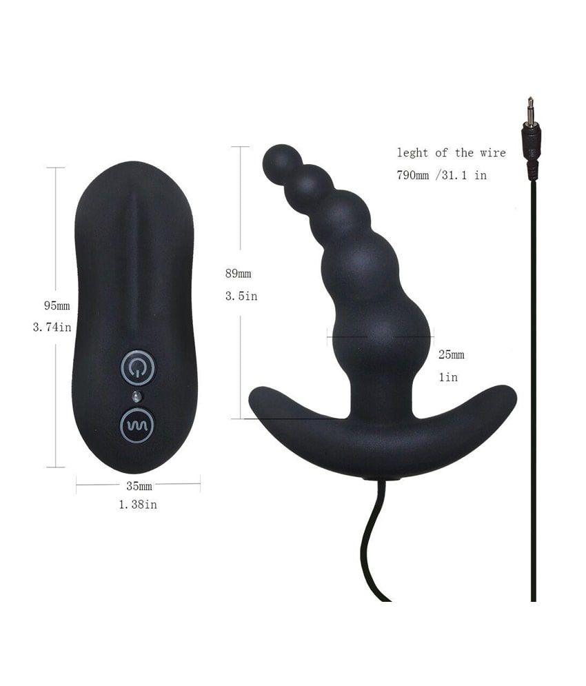 Vibrator beads style vibrating anal plug adult sex items