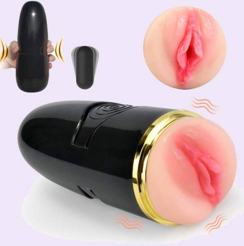 Rechargeable Vibrator Male Masturbator Cup