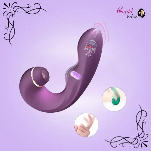 Sucking Vibrator Clit Dildo G-Spot Massager For Women