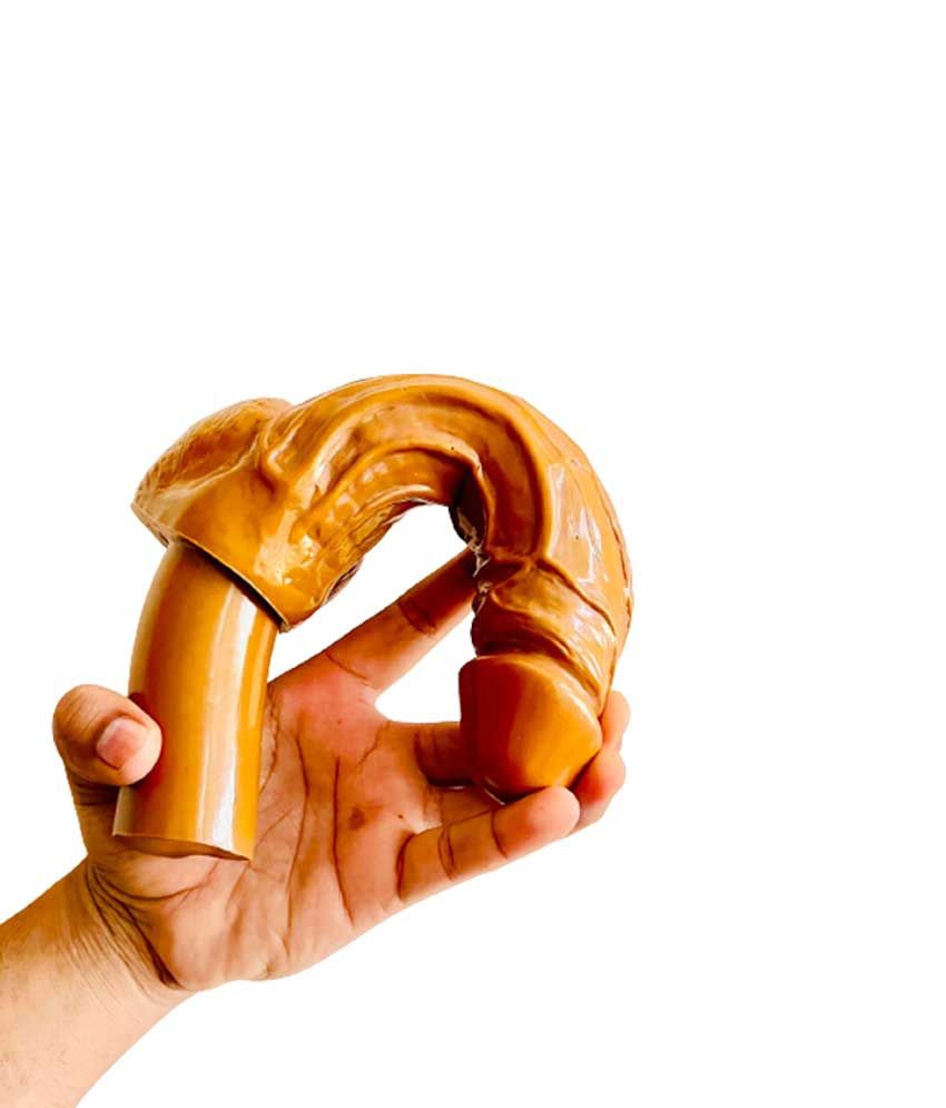 Brown Dildo With Handle