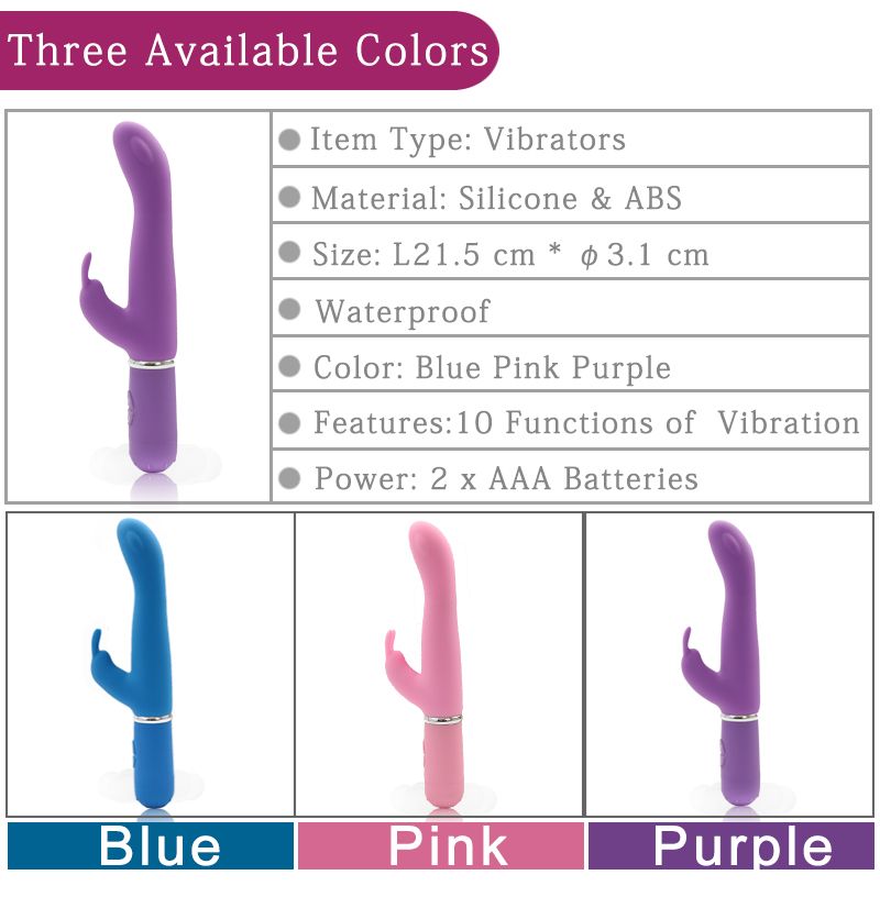 10 Speed Waterproof Rabbit Vibrator