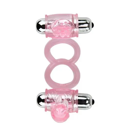10 Speed Double Vibrating Cock Ring