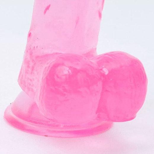 5.5 Pink Jelly Transparent Dildo