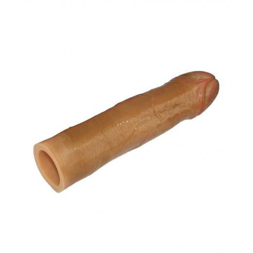 7" REALSTIC SMOOTH SILICONE PENIS SLEEVE