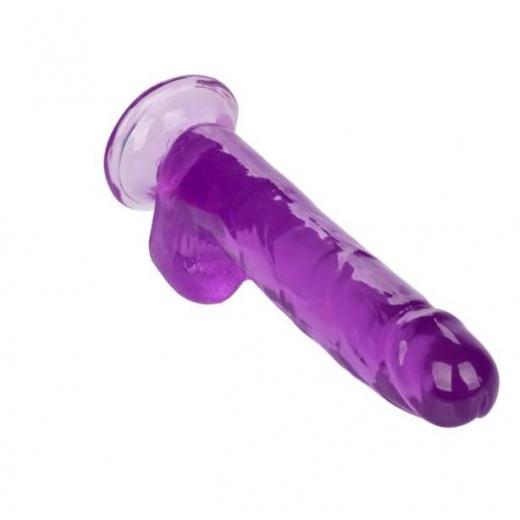 8.5 inch Realistic Flexible Dildo with Suction Cup Purple