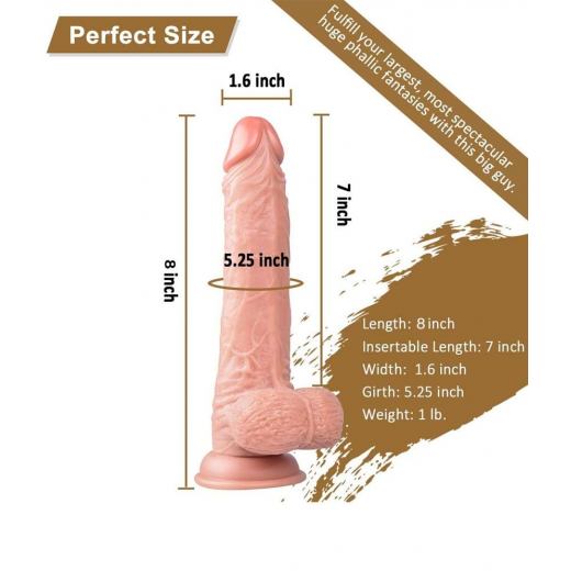 8 inch Perfect Size Strong Dildo