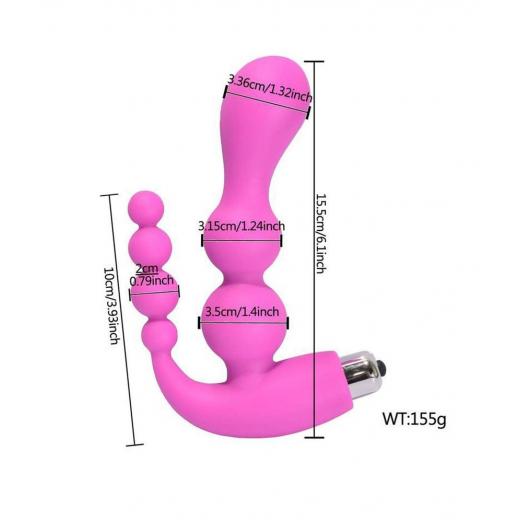 Anal, Vagina Double Vibrator Beads