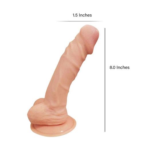 8 Inch Artificial Penis Dildo With Suction Cup