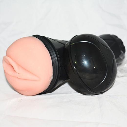 BLOWJOB VIBRATING FLESHLIGHT WITH VOICE AND REAL SKIN