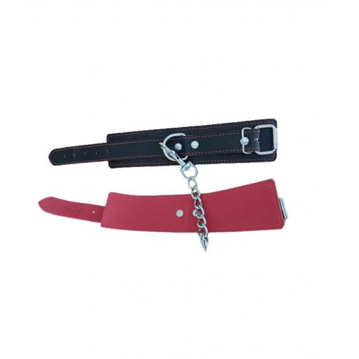 Black/Red BDSM Handcuff