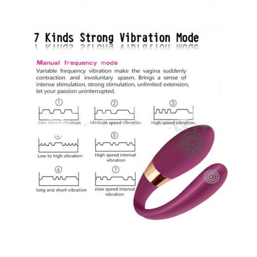 C-Type G Spot Vagina Tighten Vibrator for Woman