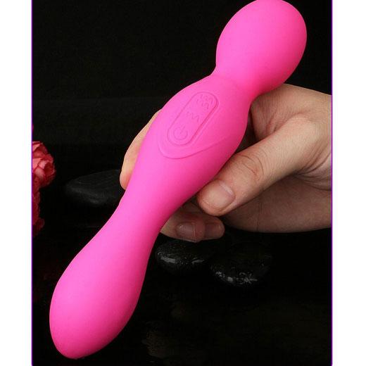 Clitoral Stimulation Dual Head Vibrator Butt Plug Erotic Toy