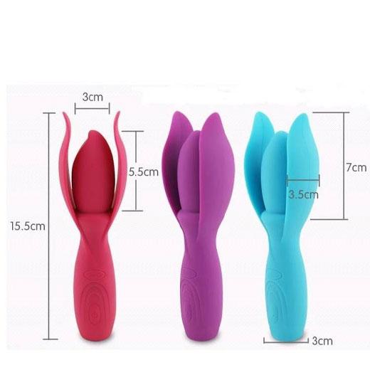 APP-Control Lotus Wand Vibrating Rechargeable Massager