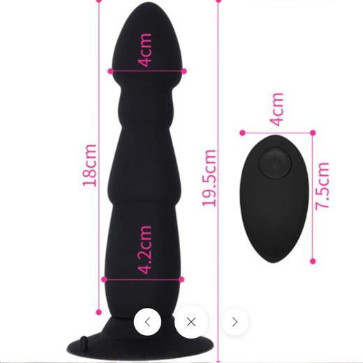 Wireless Prostate Massager With Strong Suction Cup