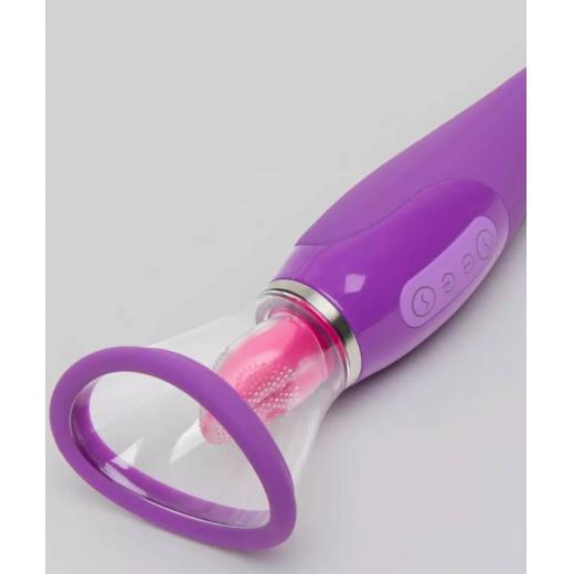 Fantasy For Her Vibrating Pussy Pump And Tongue Vibrator