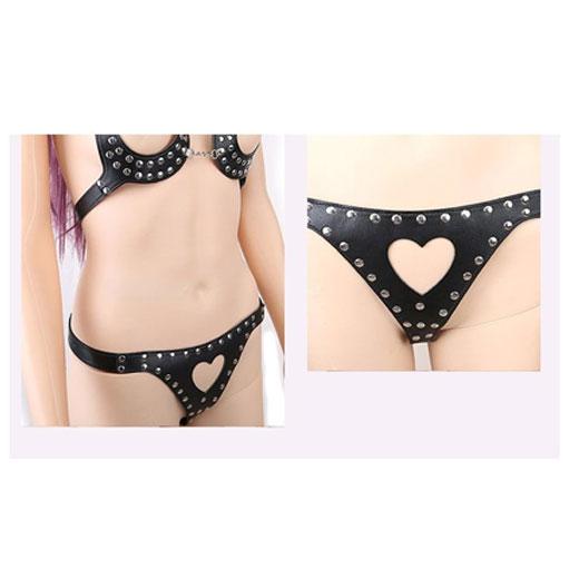 Sexy Cosplay S&M Leather Full Body Fetish Harness Bondage